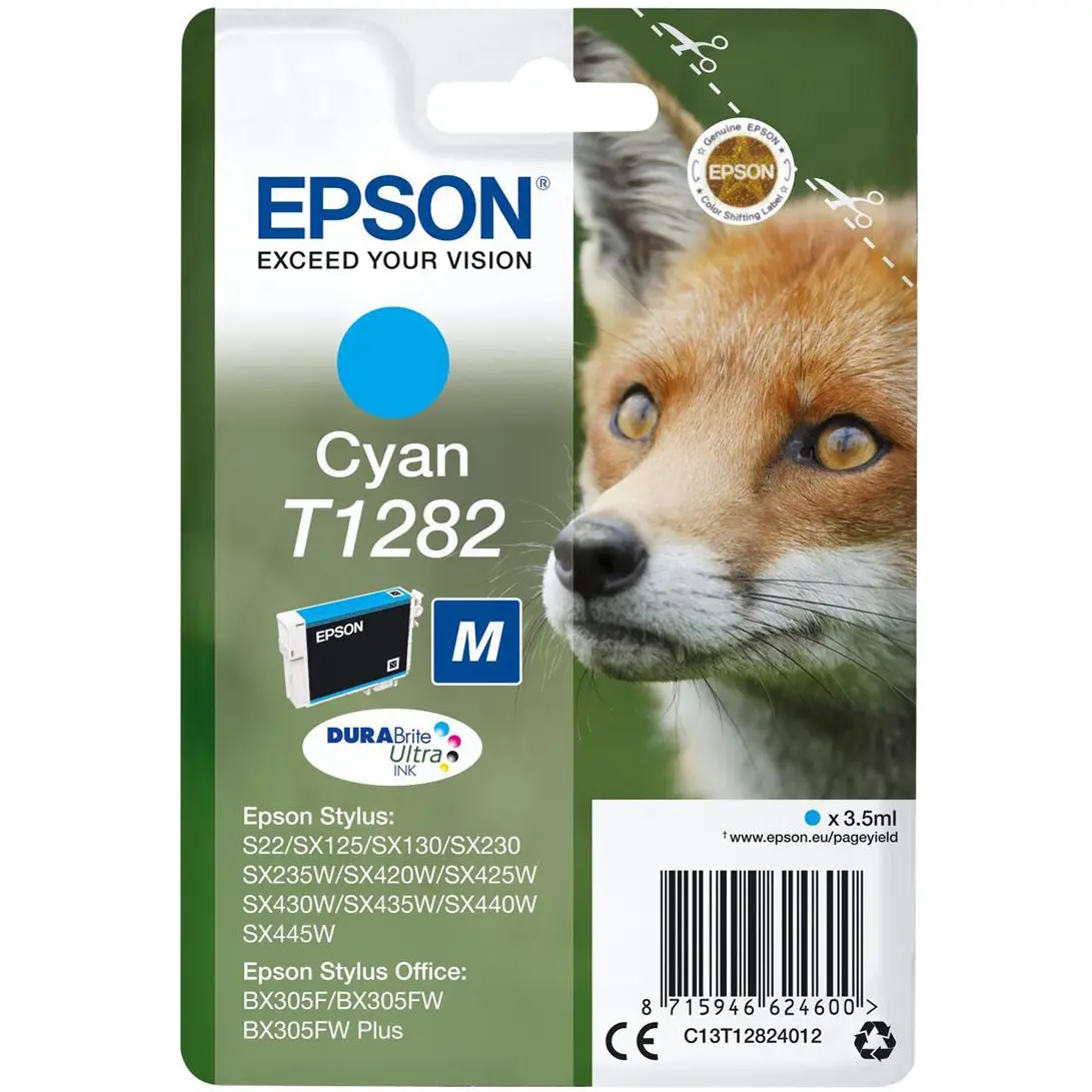 CAP DE IMPRIMARE PENTRU EPSON STYLUS S22/SX 125/130/230/235/420W/425W/430W/435W/438W/440W/BX 305F - Cyan - PN C13T12824010