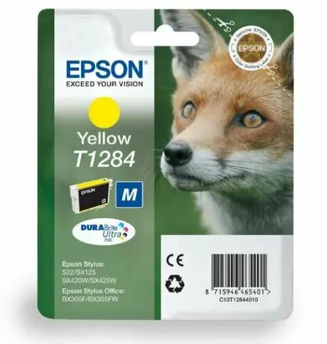 ΚΕΦΑΛΗ ΕΚΤΥΠΩΣΗΣ ΓΙΑ EPSON STYLUS S22/SX 125/130/230/235/420W/425W/430W/435W/438W/440W/BX 305F - Κίτρινο - PN C13T12844010 - 1