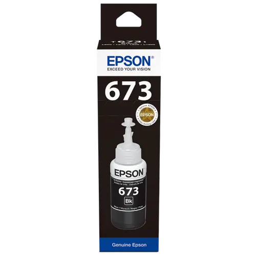БУТИЛКА МАСТИЛО ЗА EPSON EcoTank L800/L810/L850/L1800/L805 - Ink Bottle - Black - /673/ - T6731 - PN C13T67314A 