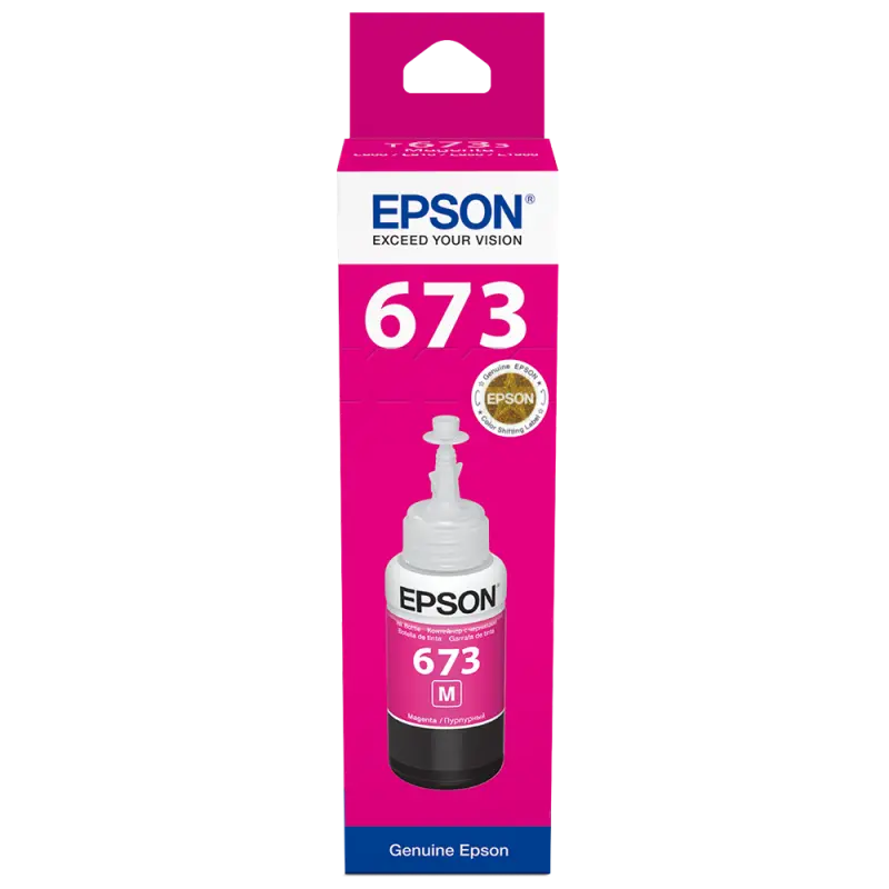 БУТИЛКА МАСТИЛО ЗА EPSON EcoTank L800/L810/L850/L1800/L805 - Ink Bottle - Magenta - /673/ - T6733 - PN C13T67334A