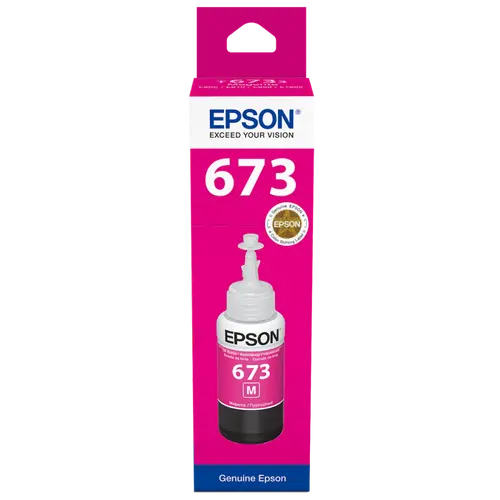 БУТИЛКА МАСТИЛО ЗА EPSON EcoTank L800/L810/L850/L1800/L805 - Ink Bottle - Magenta - /673/ - T6733 - PN C13T67334A 