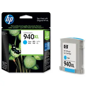 Cap de imprimare pentru HEWLETT PACKARD Officejet Pro 8000/8500 - CAPACITATE MARE - Cyan - /940XL/ - PN C4907A