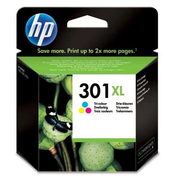 CAP DE PRINTARE PENTRU HEWLETT PACKARD DeskJet 1050/2050/2050s - CAPACITATE MARE - Color - /301XL/ - PN CH564EE