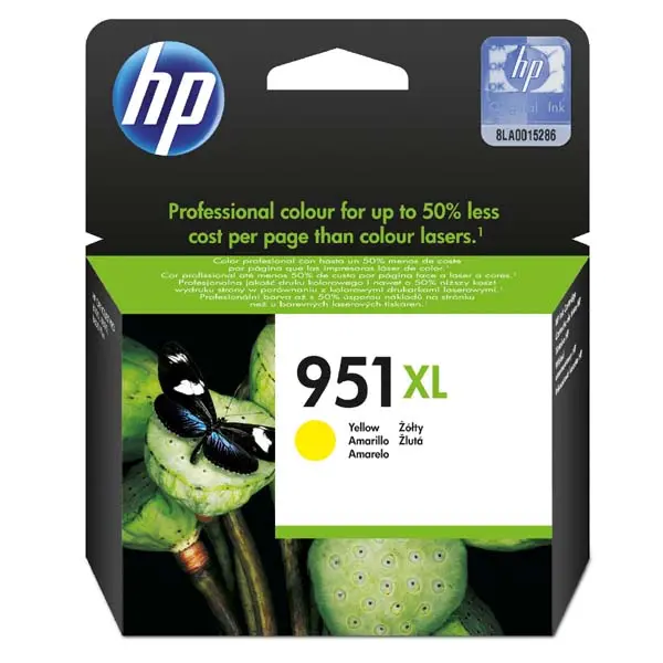 Cap de imprimare pentru HEWLETT PACKARD Officejet Pro 8100 ePrinter series/HP Officejet Pro 8600 e-All-in-One series - CAPACITATE MARE - Galben