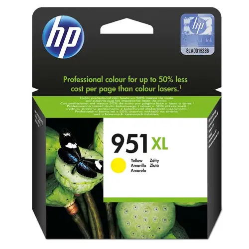 Cap de imprimare pentru HEWLETT PACKARD Officejet Pro 8100 ePrinter series/HP Officejet Pro 8600 e-All-in-One series - CAPACITATE MARE - Galben - 1