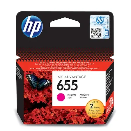 ГЛАВА ЗА HEWLETT PACKARD Deskjet ink advantage 3525/4615/4625/5522/6525 - Magenta - /655/ - PN CZ111AE 