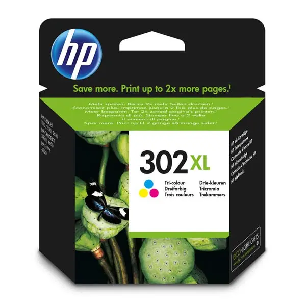 ГЛАВА ЗА HEWLETT PACKARD DeskJet 1110 Printer/2130 All-in-One/3630 All-in-One/HP ENVY 4520 All-in-One Printer/OfficeJet 3830/4650 All-in-One Printers - Color - HIGH CAPACITY - /302XL/ - PN F6U67AE
