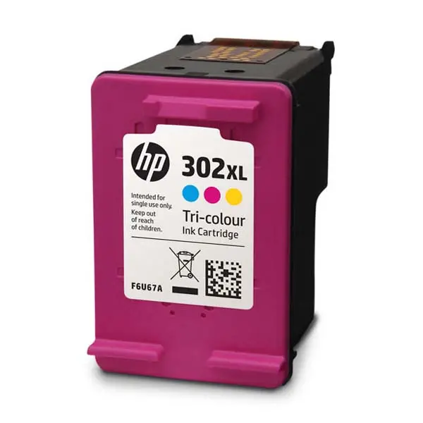 ГЛАВА ЗА HEWLETT PACKARD DeskJet 1110 Printer/2130 All-in-One/3630 All-in-One/HP ENVY 4520 All-in-One Printer/OfficeJet 3830/4650 All-in-One Printers - Color - HIGH CAPACITY - /302XL/ - PN F6U67AE - image 1