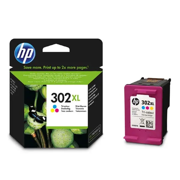 ГЛАВА ЗА HEWLETT PACKARD DeskJet 1110 Printer/2130 All-in-One/3630 All-in-One/HP ENVY 4520 All-in-One Printer/OfficeJet 3830/4650 All-in-One Printers - Color - HIGH CAPACITY - /302XL/ - PN F6U67AE - image 2
