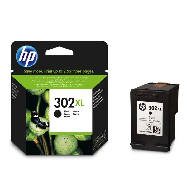 ГЛАВА ЗА HEWLETT PACKARD DeskJet 1110 Printer/2130 All-in-One/3630 All-in-One/ENVY 4520 All-in-One Printer/OfficeJet 3830/4650 All-in-One Printers - Black - HIGH CAPACITY - /302XL/ - PN F6U68AE - image 2