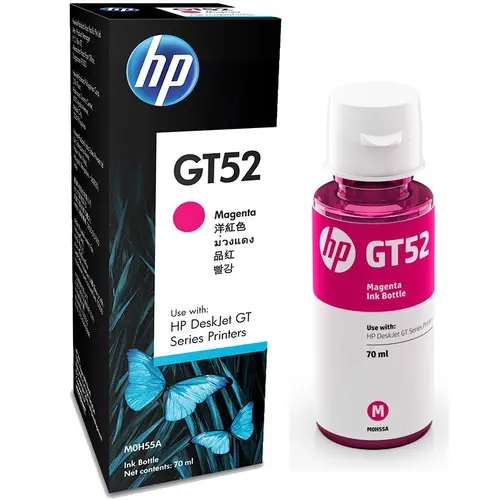 Sticlă de cerneală pentru HEWLETT PACKARD DeskJet GT seria - Magenta - Sticlă de cerneală - /GT52/ - PN M0H55AE - 1