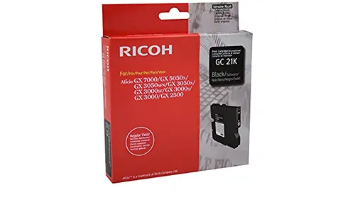 ГЛАВА ЗА RICOH GX 3000/3050N/5050N - Black - Gel Ink Cartridge - Type GC21K - P№ 405532