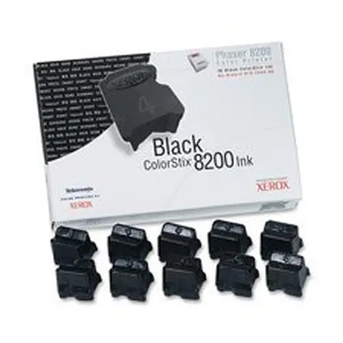 Cerneală pentru XEROX ColorStix PHASER 8200 - cerneală 10 bastoane negre - OUTLET - PN 016204400 - 1