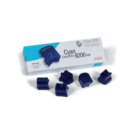 Μελάνι για XEROX ColorStix PHASER 8200 - μελάνι 5 ράβδοι Cyan - OUTLET - PN 016204500