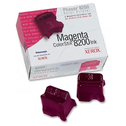 Cerneală pentru XEROX ColorStix PHASER 8200 - cerneală 2 bastoane Magenta - OUTLET - PN 016204200 - 1