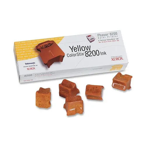 ΜΕΛΑΝΙ ΓΙΑ XEROX ColorStix PHASER 8200 - μελάνι 5 κίτρινες ράβδοι - OUTLET - PN 016204700 - 1