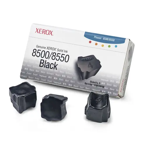 CERNEALĂ PENTRU XEROX ColorStix PHASER 8500/8550 - cerneală 3 bastoane negre - OUTLET - PN - 1