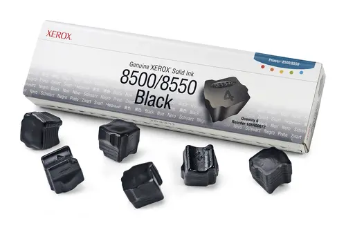 CERNEALĂ PENTRU XEROX ColorStix PHASER 8500/8550 - cerneală 6 bastoane negre - OUTLET - PN 108R00672 - 1