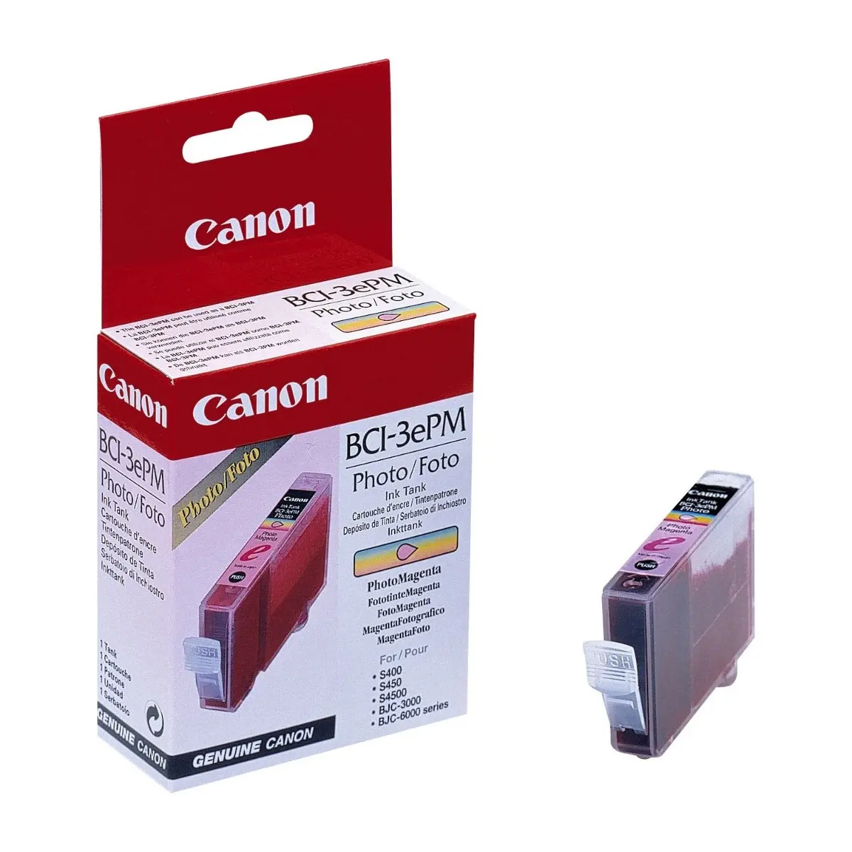 Cap de imprimare pentru Canon S400/S450/S4500 - BJC-3000/BJC-6000 - Magenta foto - BCI-3ePM (BCI3ePM) - 4484A002
