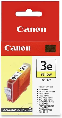 Cap de imprimare pentru Canon i550/850/6100/6500/S400/S500/S600/S45000 - BJC-3000/BJC-6000 - Galben - BCI-3eY (BCI3eY) - PN 4482A002 - 1