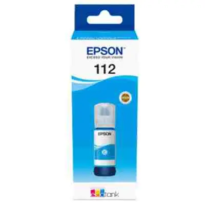 БУТИЛКА МАСТИЛО ЗА EPSON L6460/L6490/L6550/L6570/L11160//L15150/L15180/M15140 - /112/ - EcoTank - Cyan - Ink Bottle - PN C13T06C24A