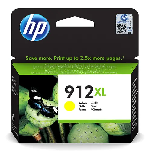 Cap de imprimare pentru Hewlett Packard OfficeJet 801x series/OfficeJet Pro 802x series - CAPACITATE MARE - Galben - /912XL/ - PN 3YL83AE - 1
