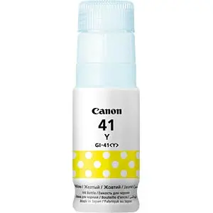 БУТИЛКА МАСТИЛО ЗА CANON PIXMA G1420/G2420/G2460/G3420/G3460 - /41/ - GI-41Y (GI41Y) - Ink Bottle - Yellow - PN 4545C001 - image 1