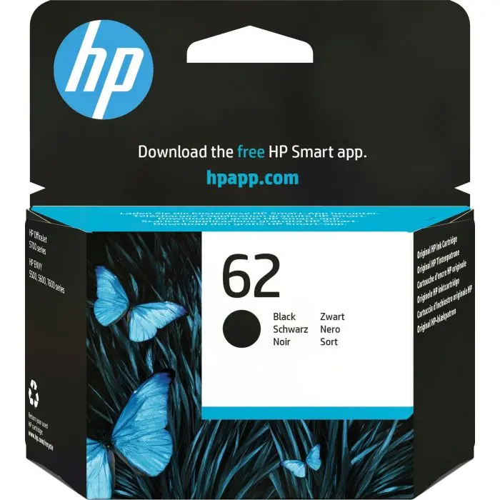 ГЛАВА ЗА HEWLETT PACKARD OfficeJet 5740e All In One/ENVY 5540/5640/7640 - Black - /62/ - PN C2P04AE