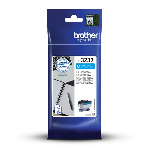 Cap de imprimare pentru BROTHER MFC J6945DW/J6947DW/J5945DW/HL J6000DW/J6100DW - Cian - PN LC3237C (LC-3237C)