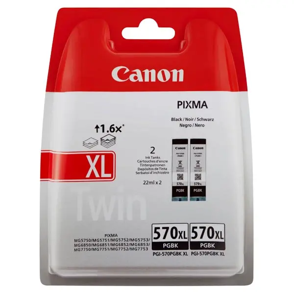 Set 2 capete de imprimare pentru CANON PIXMA MG 5700/5750/5751/5752/5753/6800/6850/6851/6852/6853/7700/7750/7751/7752/7753/TS