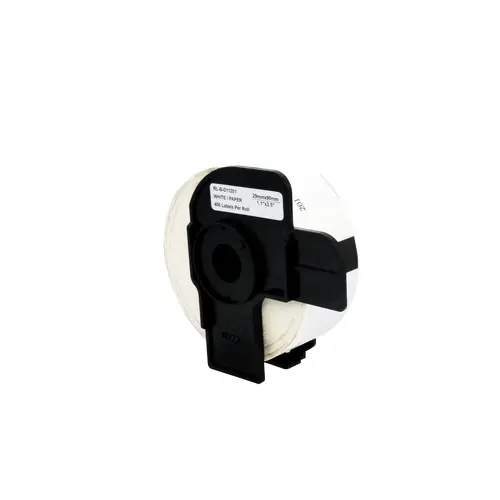 Bandă pentru imprimante de etichete BROTHER tip QL - etichete standard pentru adrese - 29 mm x 90 mm x 400 - DK11201 (DK-11201) - PN RL-BR-DK11201 - 3