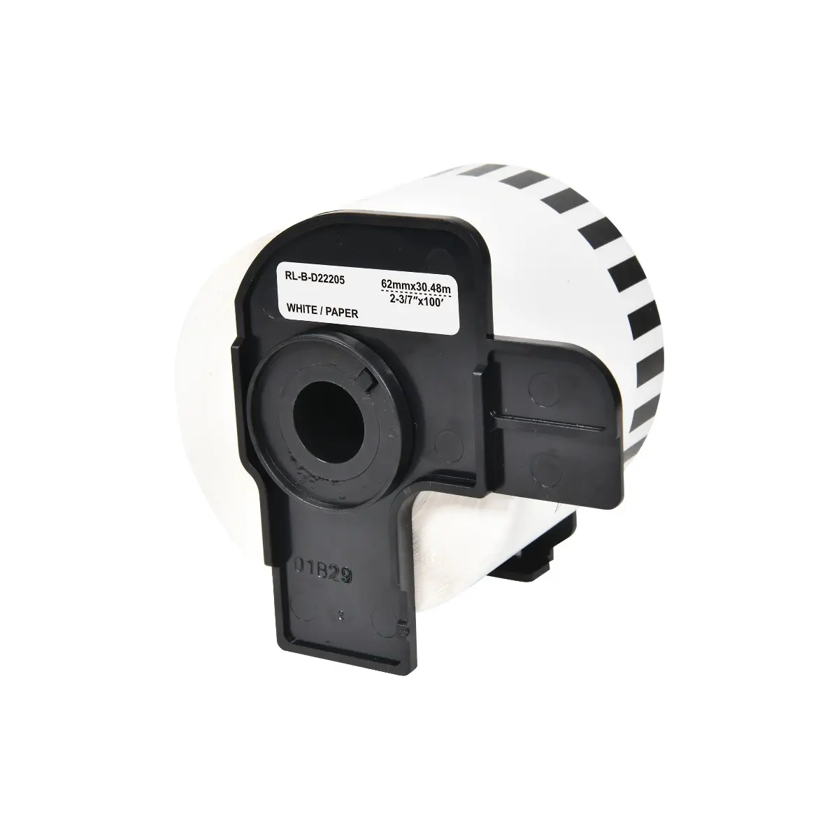 ЛЕНТА ЗА ЕТИКЕТНИ ПРИНТЕРИ BROTHER ТИП QL - CONTINUOUS PAPER TAPE - 62 mm x 30,48 m - DK22205 (DK-22205) - PN RL-BR-DK22205 - G&G - image 2