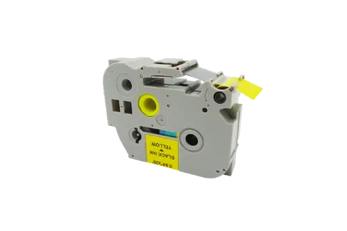 ΤΑΙΝΙΑ ΓΙΑ ΕΚΤΥΠΩΤΕΣ ΕΤΙΚΕΤΩΝ BROTHER ΤΥΠΟΥ TZ - 24 mm x 8,00 m - ΜΑΥΡΟ ΣΕ ΚΙΤΡΙΝΗ ΤΑΙΝΙΑ - TZE-651 (TZE651) - PN RL-BR-TZ651-BK - G&G - 1