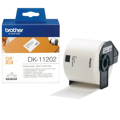 ЛЕНТА ЗА ЕТИКЕТНИ ПРИНТЕРИ BROTHER ТИП QL - SHIPPING LABEL - 62 mm x 100 mm x 300 - PN DK11202 (DK-11202)