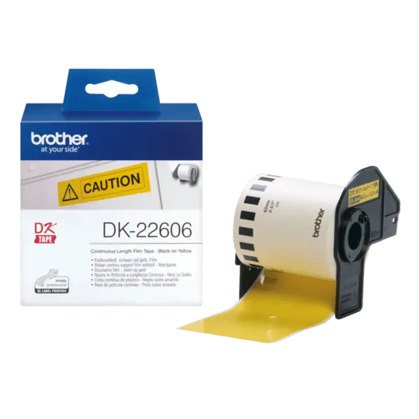 ЛЕНТА ЗА ЕТИКЕТНИ ПРИНТЕРИ BROTHER ТИП QL - CONTINUOUS PAPER TAPE - 62 mm x 15,24 m - PN DK-22606 (DK22606)