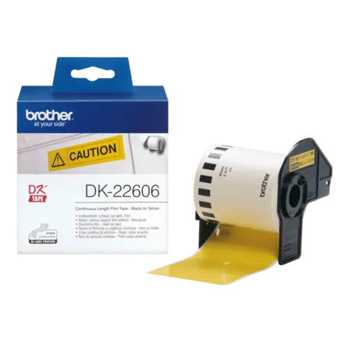 ЛЕНТА ЗА ЕТИКЕТНИ ПРИНТЕРИ BROTHER ТИП QL - CONTINUOUS PAPER TAPE - 62 mm x 15,24 m - PN DK-22606 (DK22606)