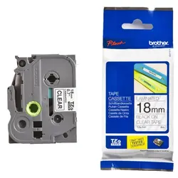 ЛЕНТА ЗА ЕТИКЕТНИ ПРИНТЕРИ BROTHER ТИП TZ - 18 mm x 8,00 m - BLACK ON CLEAR TAPE - PN TZE141 (TZE-141)