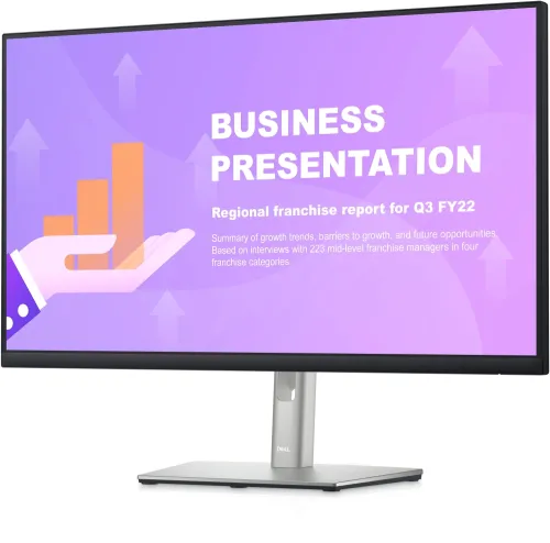 Монитор, Dell P2722HE, 27" Wide LED Anti-Glare, IPS Panel, 5ms, 1000:1, 300 cd/m2, 1920x1080 FullHD, 99% sRGB, VGA, HDMI, DP, USB Type-C, USB 5 Gbps, RJ45, ComfortView Plus, Height Adjustable, Pivot, Swivel, Tilt, Black - image 1
