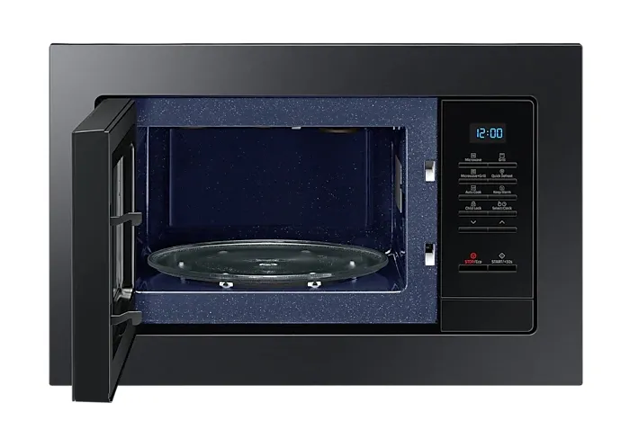 Микровълнова печка, Samsung MG23A7013CA/OL, Built-in microwave grill, Ceramic Inside, 23l, 800 W, Blue LED Display, Black door, Black stainless steel frame - image 2