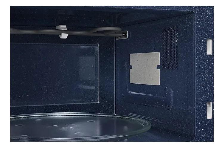 Микровълнова печка, Samsung MG23A7013CA/OL, Built-in microwave grill, Ceramic Inside, 23l, 800 W, Blue LED Display, Black door, Black stainless steel frame - image 6