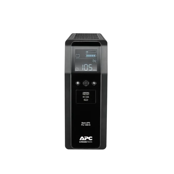 Непрекъсваем ТЗИ, APC Back UPS Pro BR 1200VA, Sinewave, 8 Outlets, AVR, LCD interface - image 2
