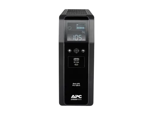 UPS, APC Back UPS Pro BR 1200VA, Sinewave, 8 Outlets, AVR, LCD interface