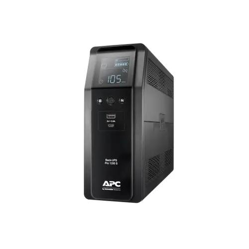 Непрекъсваем ТЗИ, APC Back UPS Pro BR 1200VA, Sinewave, 8 Outlets, AVR, LCD interface