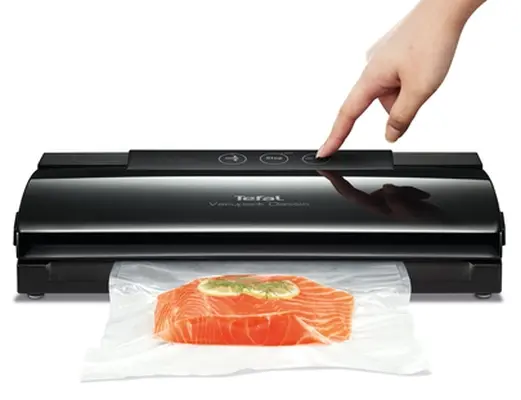 Συσκευή συσκευασίας κενού, Tefal VT254070 Vacupack classic plastic, αυτόματο «vacuum & seal», περιλαμβάνονται 18 σακούλες, κάθετη αποθήκευση - image 5