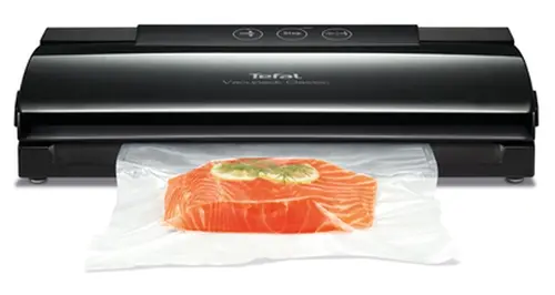 Συσκευή συσκευασίας κενού, Tefal VT254070 Vacupack classic plastic, αυτόματο «vacuum & seal», περιλαμβάνονται 18 σακούλες, κάθετη αποθήκευση - 1