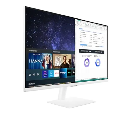 Монитор, Samsung 27A501 , 27" VA LED, 60 Hz, 8 ms GTG, 1920x1080, 250 cd/m2, 3000:1, HDR 10, AMD FreeSync, Eye Saver, Flicker Free, 2xUSB 2.0, 2 HDMI, Speakers 2x5W, Headphone Jack, 178°/178°, White - image 2