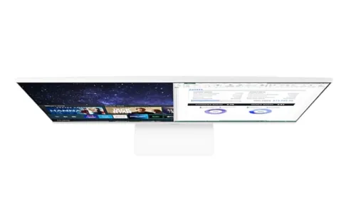 Монитор, Samsung 27A501 , 27" VA LED, 60 Hz, 8 ms GTG, 1920x1080, 250 cd/m2, 3000:1, HDR 10, AMD FreeSync, Eye Saver, Flicker Free, 2xUSB 2.0, 2 HDMI, Speakers 2x5W, Headphone Jack, 178°/178°, White - image 6