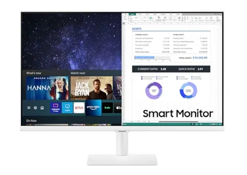 Монитор, Samsung 27A501 , 27" VA LED, 60 Hz, 8 ms GTG, 1920x1080, 250 cd/m2, 3000:1, HDR 10, AMD FreeSync, Eye Saver, Flicker Free, 2xUSB 2.0, 2 HDMI, Speakers 2x5W, Headphone Jack, 178°/178°, White