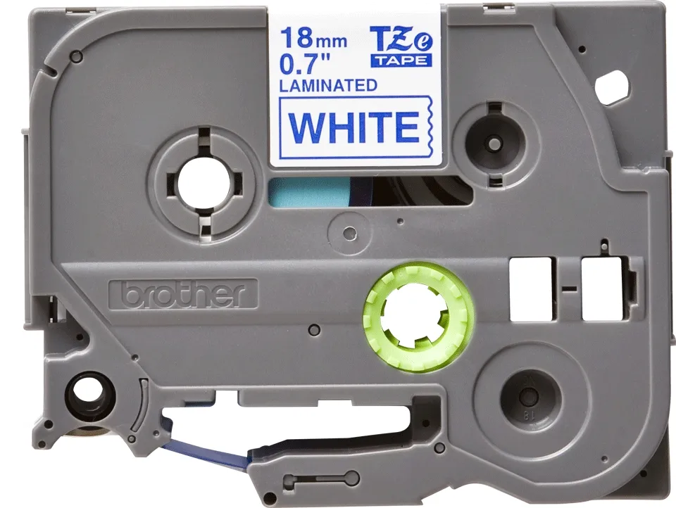 Консуматив, Brother TZe-243 Tape Blue on White Laminated, 18mm, 8m - Eco