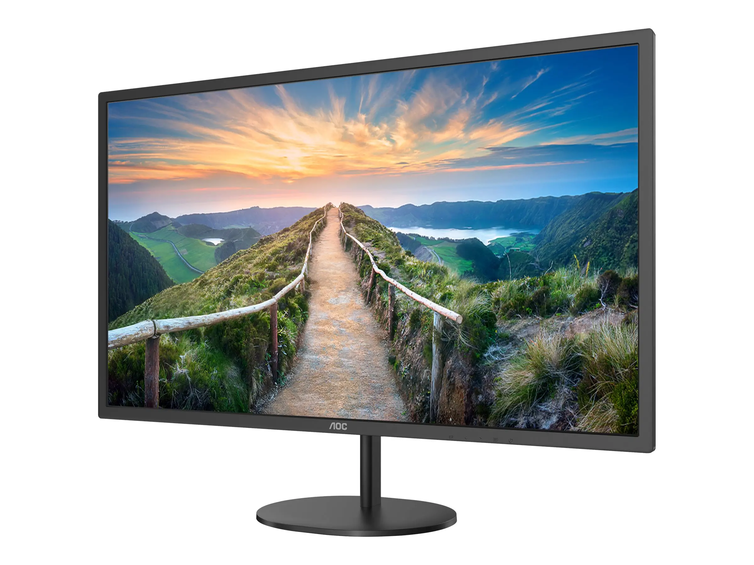 Monitor, AOC Q32V4, 31.5" IPS WLED, 2560x1440@75Hz, 4ms GTG, 250cd/m2, 1000:1, 20M:1 DCR, Adaptive Sync, FlickerFree, Low Blue Light, 2Wx2, Tilt - image 1